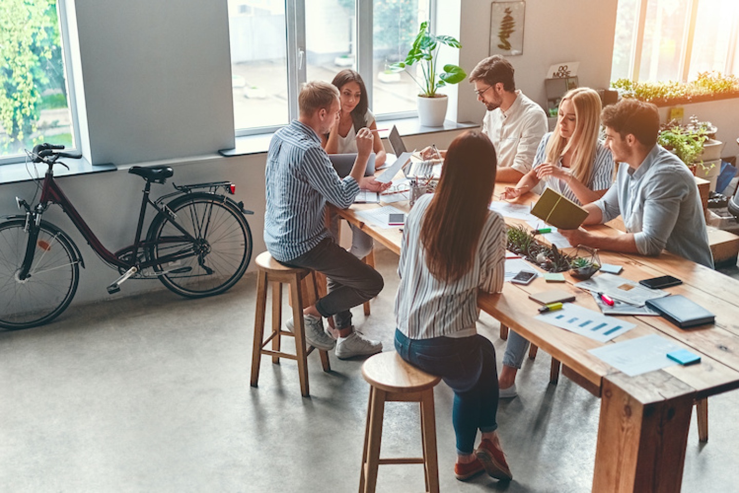 Business people working